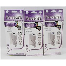 LOT OF 3 UNIVERSAL USB AC/DC CHARGER BUNDLE