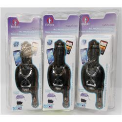 BUNDLE OF 3 MICRO USB CAR CHARGERS