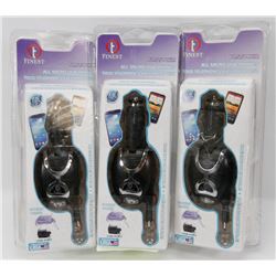 BUNDLE OF 3 MICRO USB CAR CHARGERS