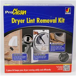 PRO CLEAN 3PC DRYER LINT REMOVAL KIT