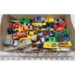 FLAT OF HOT WHEELS DIE CAST CARS