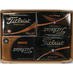 FLAT OF TITLEIST PROV 1 RECLAIMED GOLF BALLS.