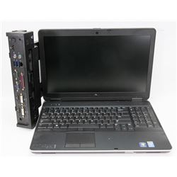 DELL LATITUDE E6540 LAPTOP WITH DOCKING STATION