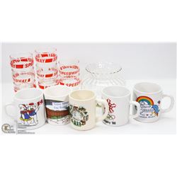 LOT OF ASSORTED COLLECTIBLE GLASSES INCL