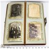 Image 1 : ANTIQUE VICTORIAN PHOTO ALBUM FULL OF OLD PHOTOS
