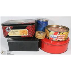 BOX OF COLLECTIBLE TINS