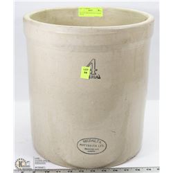 MEDALTA MEDICINE HAT 4 GALLON CROCK