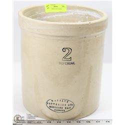 2 GALLON MEDALTA CROCK