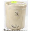 Image 1 : 2 GALLON MEDALTA CROCK