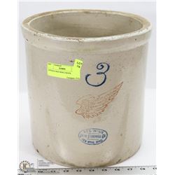 ANTIQUE RED WING CROCK.