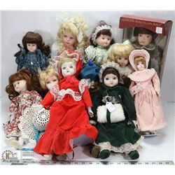 BOX OF ASSORTED VINTAGE DOLLS
