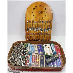 VINTAGE WOODED HANDMADE SPOON RACK