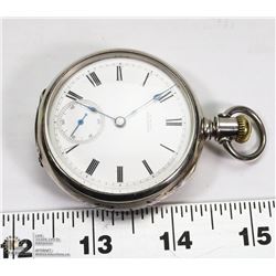 WALTHAM WM ELLERY 18 SIZE ,11 JEWEL POCKET WATCH