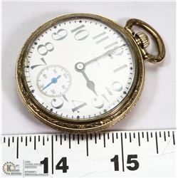 ELGIN 16 SIZE, 17 JEWEL POCKET WATCH . DATES 1935,