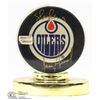 Image 1 : OILERS ARNOTT CORSON AUTOGRAPHED HOCKEY PUCK WITH