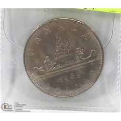 1969 CANADIAN 1 DOLLAR COIN