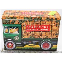 STARBUCKS COLLECTOR BUS SHAPED TIN