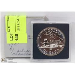1981 RCM CANADA SILVER DOLLAR