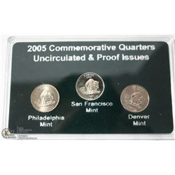 2005 US UNCIRCULATED PROOF ISSUE COIN SET FROM 3