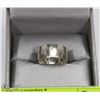 Image 1 : SILVER BAND RING - STAMPED STERLING.