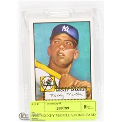 1952 MICKEY MANTLE ROOKIE CARD