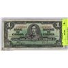 Image 1 : 1937 CANADIAN $1.00 BILL.