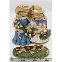 "FLOWER GATHERERS" BY CHRISTINE HAWORTH FIGURE