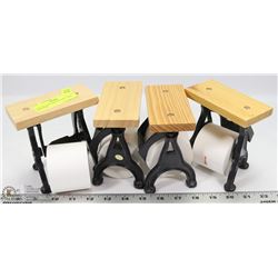 LOT OF 4 DECORATIVE TILL TAPE HOLDERS