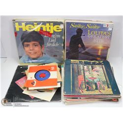 BOX OF ASSORTED RECORDS