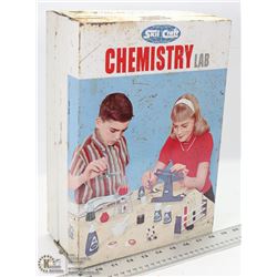 VINTAGE METAL CHEMISTRY LAB BOX