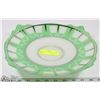 Image 1 : GREEN /WHITE/SILVER FILIGREE DISH