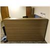 Image 2 : (9001)FRONT RECEPTION DESK AN CREDENZA WITH OFFICE