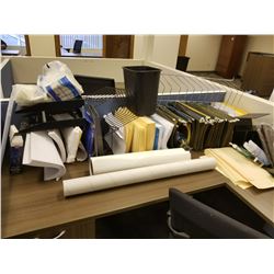 (9008) LOT OF ASSORTED OFFICE SUPPLIES& ORGANIZERS