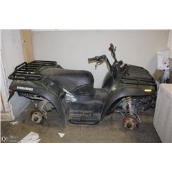 UNRESERVED PROPERY SEIZURE BOMBARDIER 4X4 QUAD
