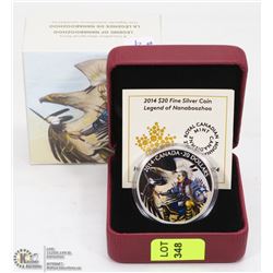 9) ON CHOICE: 2014,  PURE SILVER,  COLORED, $20.00