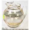 Image 1 : FROSTED /CLEAR AND GOLD JUG