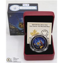 17)ON CHOICE: 2015,  PURE SILVER,  COLORED, $25.00