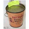 Image 1 : ANTIQUE SULTANA PEANUT BUTTER 1LB TIN