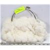Image 1 : WHITE FUR AND PEARL HANDBAG