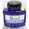 Image 1 : VINTAGE STORE JAR FOR PARKER QUINK , ROYAL BLUE IN