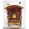 Image 3 : 12) FOLK ART WORKING MUSICAL FULLY EQUIPPED WAGON