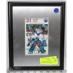 147) UNAUTHENTICATED GRANT FUHR SIGNED PICTURE
