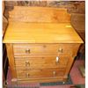Image 1 : ANTIQUE WOOD DRESSER 31"X17"X35"H