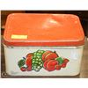 Image 1 : VINTAGE TIN BREAD BOX