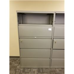 (9009) 5 DRAWER LOCKABLE LATERAL FILING CABINET