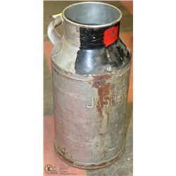 ANTIQUE JASPER DAIRY CREAM CAN