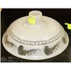 Image 1 : VINTAGE HEAVY GLASS LIGHT SHADE