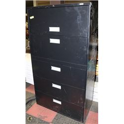 METAL 5 DRAWER FILING CABINET