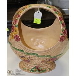 MADE IN ENGLAND POTTERY BASKET