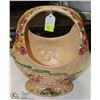 Image 1 : MADE IN ENGLAND POTTERY BASKET